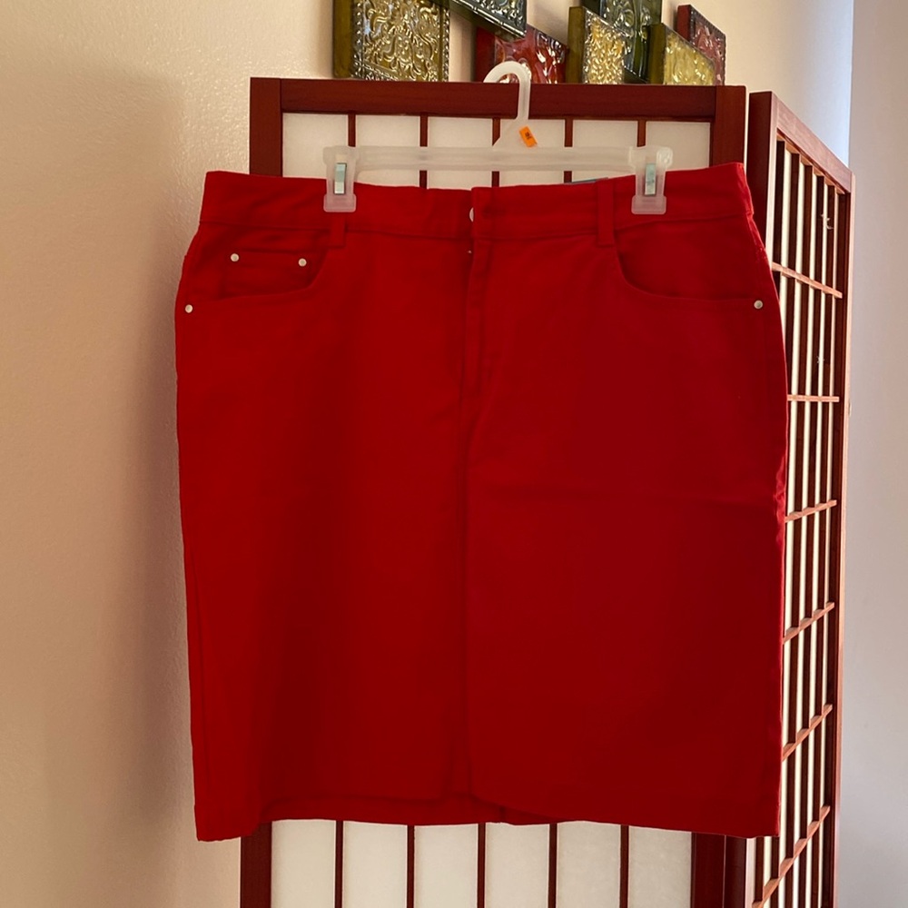 Charter club Jean skirt in size 16.